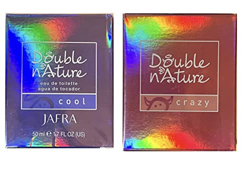 Jafra Double Nature Cool and Double Nature Crazy EDT 1.7 Fl.oz